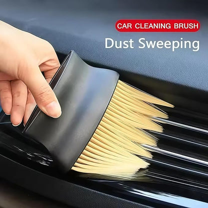 8PCS car Interior Cleaning kit, car Interior Cleaning Brush, car Cleaning Sponge, Cleaning Cloth and Storage Bag - a car Cleaning Supplies Set, Suitable for Cars, Trucks, and car Gifts