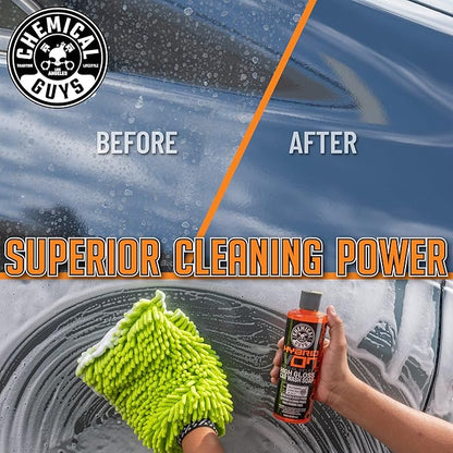 Chemical Guys CWS_808_16 Hybrid Foaming High Gloss Car Wash Soap (Works with Foam Cannons, Foam Guns or Bucket Washes) Safe for Cars, Trucks, Motorcycles, RVs & More, 16 fl oz, Orange Scent