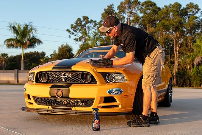 303 Products Speed Detailer - Instantly Shines and Protects - for All Exterior Automotive Surfaces - Cleans Between Washes - UV Protection, 1 Gallon, 4 Pack (30229-4PK)