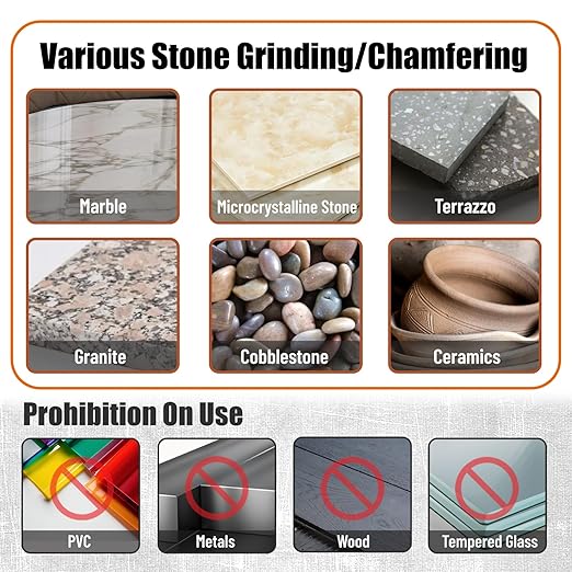 ACFAN 4" Diamond Polishing Pads: Grind, Sand & Polish Concrete, Stone, Tile & More. Universal Fit for Angle Grinders/Drills (5/8"-11). Wet/Dry Application Discs for Granite, Marble, Ceramics.(1PC)
