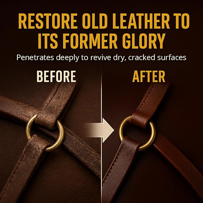 Eagle Mink Oil Liquid Leather Conditioner 8oz with Cloth – Softens, Waterproofs & Preserves Boots, Shoes, Bags, Jackets & Furniture – Natural Leather & Vinyl Conditioner for Long-Lasting Protection