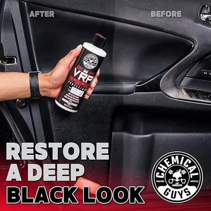 Chemical Guys VRP Vinyl, Rubber, and Plastic Dressing - Tire Dressing, Non-Greasy, Dry-to-the-Touch Shine for Tires, Trim, and More, Safe for Cars, Trucks, SUVs, RVs & More - 16 oz (Pack of 3)