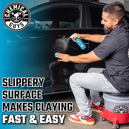 Chemical Guys CLY_109 Light Duty Clay Bar and Luber Synthetic Lubricant Kit, 16 oz (2 Items), Blue
