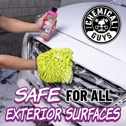 Chemical Guys CWS215 Sticky Snowball Ultra Snow Foam Car Wash Soap (Works with Foam Cannons, Foam Guns or Bucket Washes) for Cars, Trucks, Motorcycles, RVs & More 128 fl oz (1 Gallon) Cherry Scent