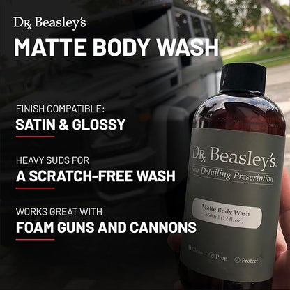 Dr. Beasley's - MP10D32 Matte Body Wash - 32 oz. Premium Matte Car Wash Soap, pH Balanced, Readily Biodegradable