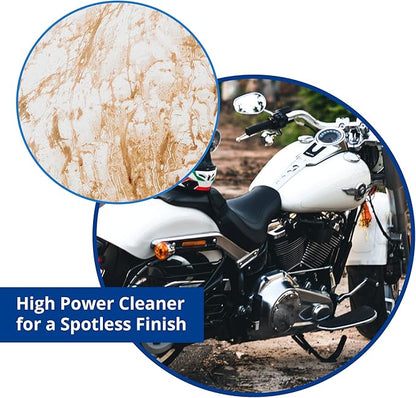 Shinykings Wash&Shine 66 WATERLESS Motorcycle Cleaner | Made in USA | Ultra Shine Effect | Detailing Wash Spray for All Surfaces | 16 fl.oz