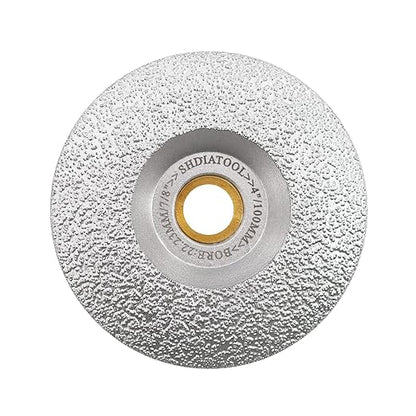SHDIATOOL 4 - Inch Diamond Grinding Wheel for Granite Marble Iron Steel Masonry Cup Grinding Disc 30/40 Grit, Dry/Wet Use, Fits 7/8 Inch Arbor