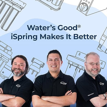 iSpring Spotless Water System for Car Wash, Deionized Water System with Bypass Valve & Rolling Cart, Spot Free Solutions for All Vehicles, Motorcycles, RV, Bikes, Boats, and Yachts, Model: WGB22BD-BP