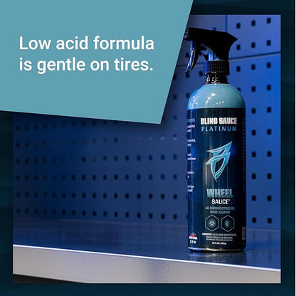 Bling Sauce Platinum Wheel Sauce, All Surface Citrus Gel Wheel Cleaner for Cars, Trucks, SUVs, 24oz.