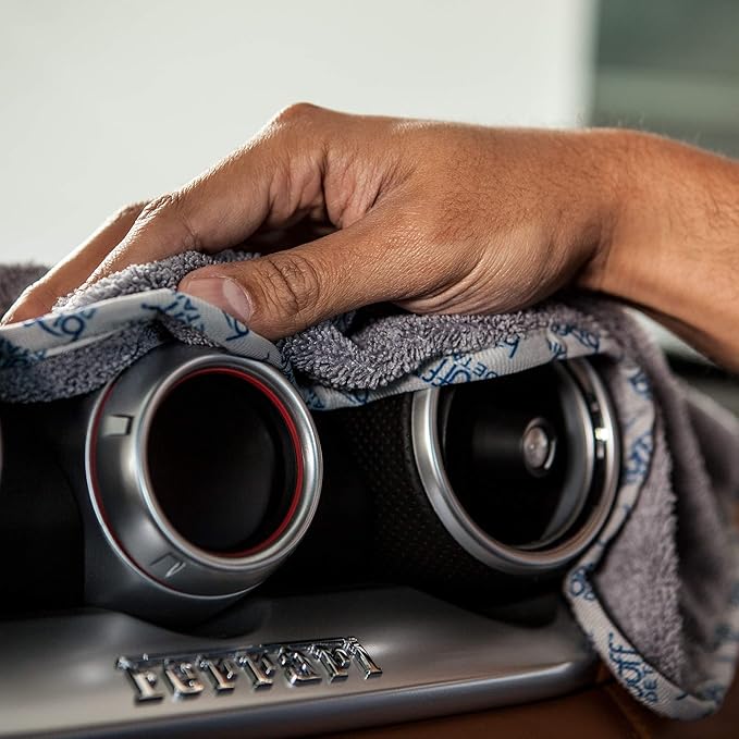 Detail Microfiber Car Towels Bulk (16"x 16")| 400 GSM | 80/20 Blend | Tagless | Soft Satin Piped Edges | All-Purpose Auto Detailing - Wax, Buff, Polish, Wash, Dry | Case of 144 (Gray)