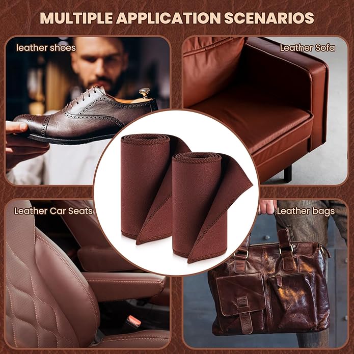 10 Pcs Shine Shoes Cloth Kit Polish Dauber Applicators Cleaning Leather Shoes Boots Microfiber Care Cloths Suede Cleaner