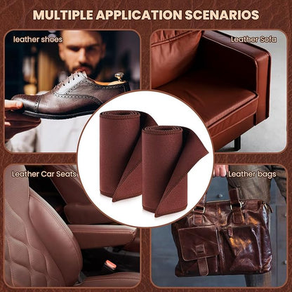 10 Pcs Shine Shoes Cloth Kit Polish Dauber Applicators Cleaning Leather Shoes Boots Microfiber Care Cloths Suede Cleaner