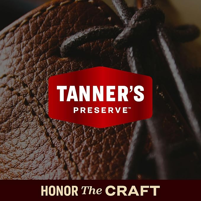 Tanner's Preserve Leather Cleaner & Conditioner Gift Set, Cleans, Rejuvenates & Restores Finished Leather, Use for Cars, Furniture & More, 2X 8 Fl Oz & Microfiber Cloth