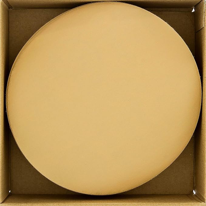 Dura-Gold Premium 1000 Grit 6" Gold Sandpaper Discs, No Hole Pattern Dustless, Box of 24, Hook & Loop Backing for DA Sander, Finishing Coarse Sanding Abrasive Automotive Paint, Woodworking Wood, Metal