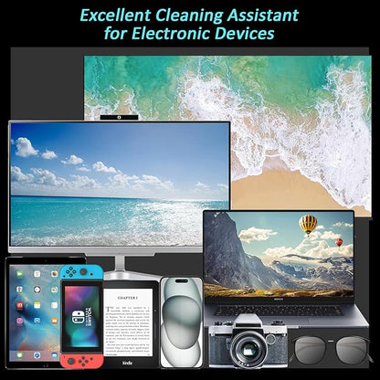 Edglete Car Screen Cleaner Spray and Wipe, Car Interior Cleaner Detailing Kit Screen Cleaning Tool for Touchscreen Display Dashboard, Car Detailing Brush for Tesla Jeep BMW Honda Benz Chevy