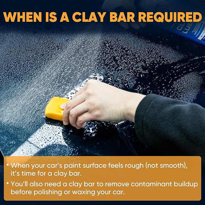 Car Clay Bar 4 Pack 400g, Premium No Scratch Magic Clay for Car Wash, Auto Detailing Cleaner for Auto, SUV, RV, Truck & Glass