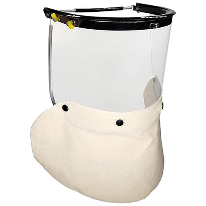 Face Shield Adapter Bracket with Anti-Fog Face Shield Window for Hard Hat