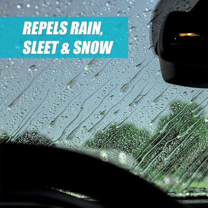 Invisible Glass 92184-3PK Premium Glass Cleaner with Rain Repellent for Exterior Automotive Glass and Windshields to Shield Against Rain, Snow, and Sleet, 22 Fl Oz, Pack of 3
