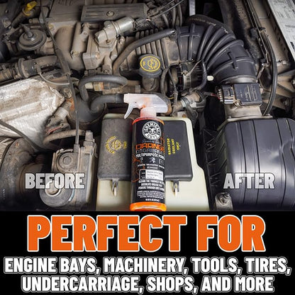Chemical Guys Signature Series Orange Degreaser, Multipurpose Power, Safe for Cars, Trucks, SUVs, Motorcycles, RVs & More, Extra Large 32 fl oz