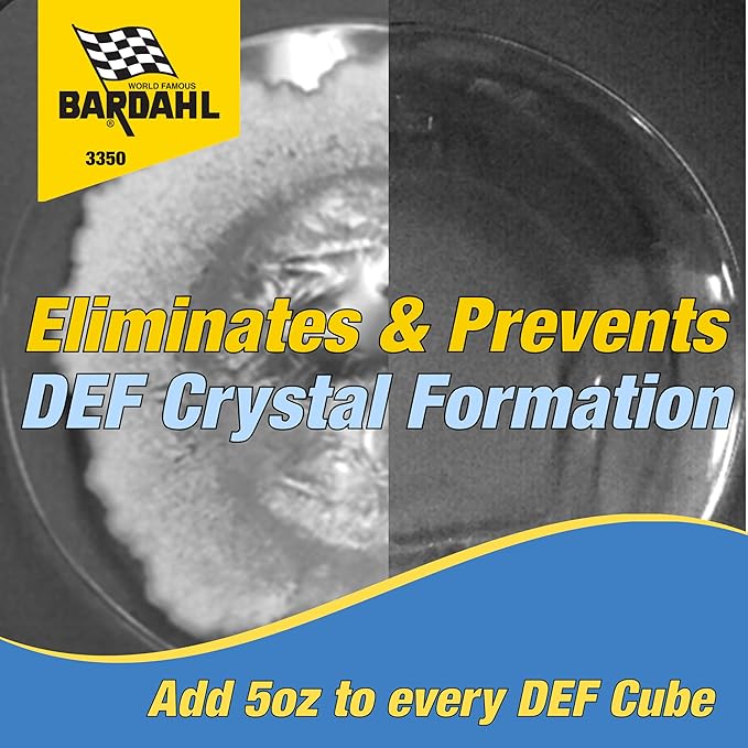 Bardahl DEF-Shot 3353 - The Ultimate DEF Cleaner and Anti-Crystallization Diesel Additive Reducing DEF Consumption - 32oz