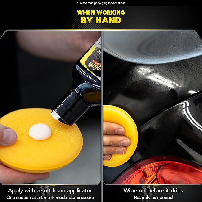 Meguiar's Ultimate Compound, 20 Oz - Remove Scratches, Swirl Marks and Oxidation While You Restore Color and Clarity for a Showroom Shine - Safe and Effective on All Glossy Paints and Clear Coats