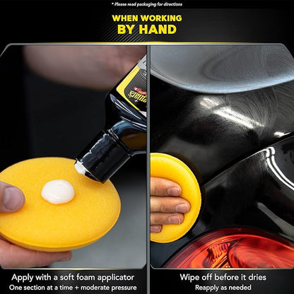 Meguiar's Ultimate Compound, 20 Oz - Remove Scratches, Swirl Marks and Oxidation While You Restore Color and Clarity for a Showroom Shine - Safe and Effective on All Glossy Paints and Clear Coats