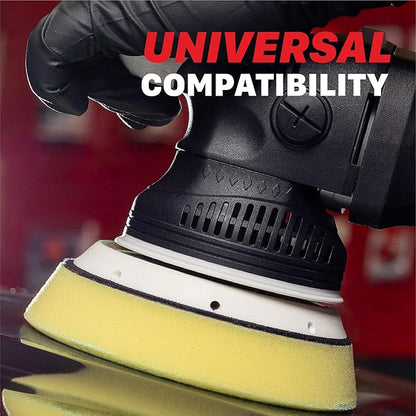 Maxshine 5" Universal Dual Action Backing Plate Pro Series – Hook & Loop, 5/16" Thread – Fits DA Polishers Up to 12,000 OPM – Sand, Buff, Polish & Finish – Auto Detailing Accessory