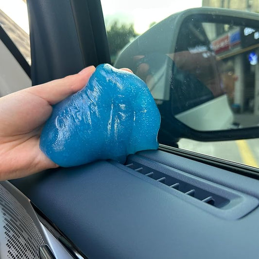 CR CHRWLIN Car Cleaning Gel Putty Car Interior Cleaner Slime Auto Detailing Tools Universal Dust Removal Cleaning Kit for Car Accessories Vents 3C Office Scented 1Pack Lavender