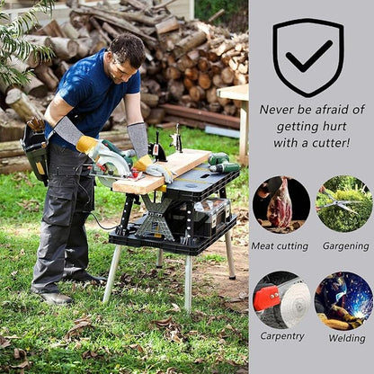 REDANHA Arm Protection Sleeves Level 5 Protection Cut Burn Resistant Sleeve Anti Abrasion Forearm Cover Protector