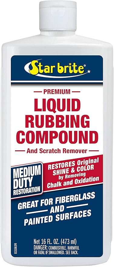 STAR BRITE Liquid Rubbing Compound 16 oz. Oxidation & Scratch Remover
