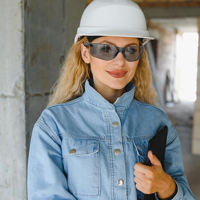 Salfboy Safety Glasses for Men Women ANSI Z87.1 Safety Glasses Bulk Protective Eyewear Scratch-Resistant