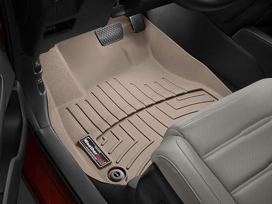 WeatherTech Custom Fit FloorLiners for Honda CR-V, CR-V Hybrid, 1st Row (4511101), Tan