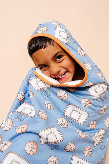 Copper Pearl Hooded Bath Towels Premium Knit/Terry Cloth Toddler Towels with Hood, Pockets, and Cool Designs - Great to Gift and Make Bath Time Fun - Big Kids Hooded Towel, Dunk