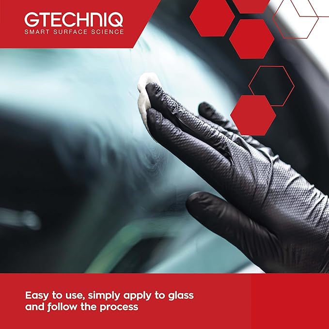 Gtechniq G1 Smart Glass Water Repellent Spray, Rain Repellent Car Windscreen Cleaner Repels Water Off Glass up to 20,000 Miles, 100ml