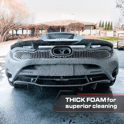 Blackline Automotive Extreme Foaming Car Shampoo - Extreme Ultra Foam Perfect for Ceramic Coatings - Compatible with Foam Cannon for Pressure Washer (16 Fl Oz, Cotton Candy)