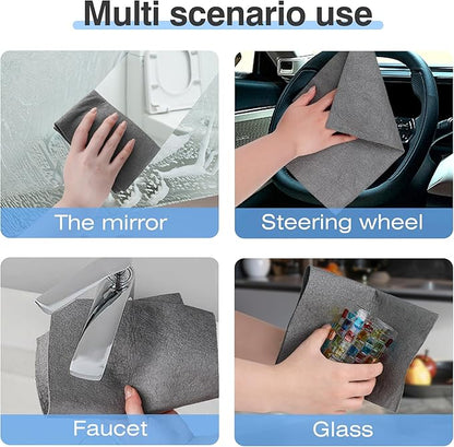 30 Pcs Thickened Magic Cleaning Cloth, Microfiber Streak Free Cleaning Cloths Reuseable Magic Cleaning Wipes for Windows Glass
