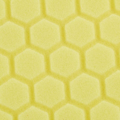 Chemical Guys BUFX_101HEX6 BUFX_101_HEX6 Hex-Logic Heavy Cutting Pad, Yellow (6.5 Inch Pad Made for 6 Inch Backing Plates), 1 Pad Included