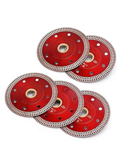 4 in Super Thin Dry Wet Diamond Porcelain Saw Blades Ceramic Cutting Disc Wheels for Cutting Tile Porcelain Granite Marbles(91-5PCS)……