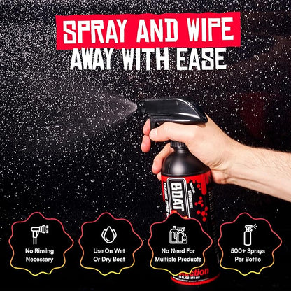 Boat Juice Protection Boat Ceramic Coating Spray - Marine Ceramic Coating for Boats, Ceramic Boat Wax Spray, Marine Wax for Boats - Boat Cleaner, Boat Cleaning Supplies, Boat Accessories