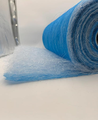 Paint Booth Exhaust Fiberglass Filter Roll, Blue/White Paint Arrestor for Spray Booth (36" x 100ft)