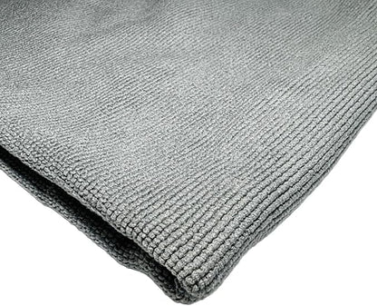 THE HOUSE OF RAGS-The Final Level- Edgeless Detailing Microfiber Towels, 16x16 inches, 380 GSM, 70/30 Korean Pearl Weave, Ceramic Coating, Leveling, Sealant Removal, Scratch-Free, 10-Pack, Gray