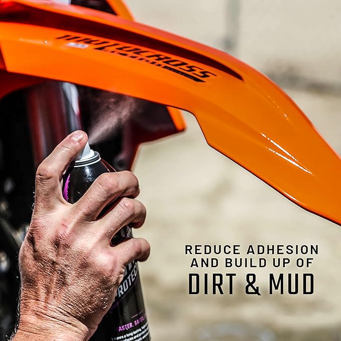 Slick Products Multi-Surface Shine & Protectant Spray, Renew Vinyl, Plastic, Rubber, Trim, Car, Truck, Motorcycle, Dirt Bike – UV Protection, No Drip Formula, 17.35 fl oz