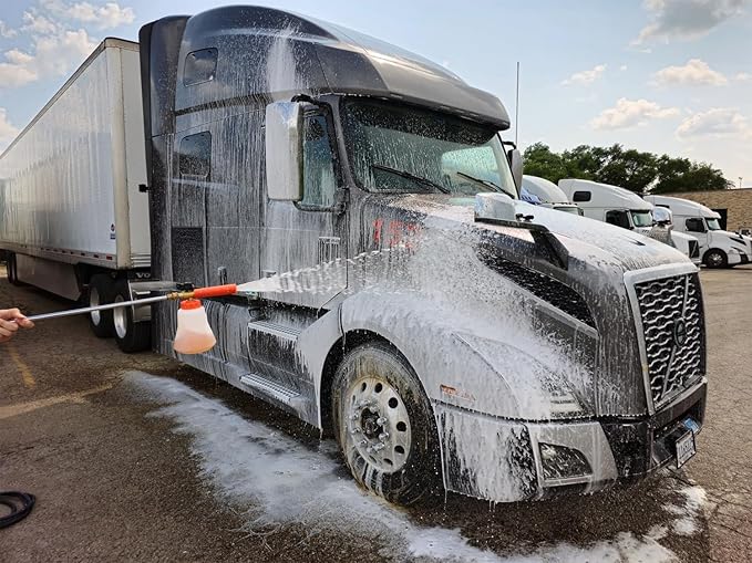 Wash Chems Pro50 Touchless Car Wash Detergent Soap Concentrate - No Brushing, Commercial Grade Professional Auto Foam Cleaner Also Great for Trucks, RVs, Tractors (2.5 Gallons)