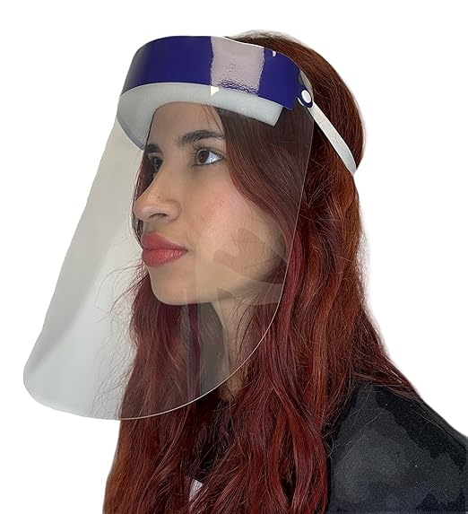 Mystic Romance 20 Pack Face Shields – Reusable Anti-Fog Full Face Protection – Clear Safety Gear for Work, Salons & Travel