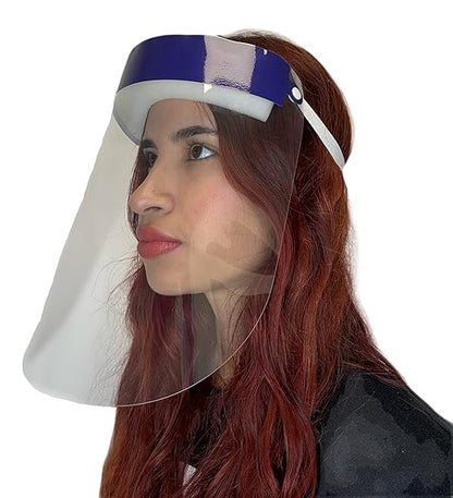 Mystic Romance 20 Pack Face Shields – Reusable Anti-Fog Full Face Protection – Clear Safety Gear for Work, Salons & Travel