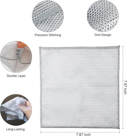 HAUHAUJUS Non Scratch Wire Dishcloth, 60 Pack