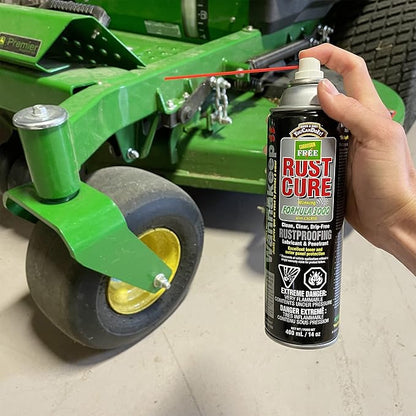 Corrosion Free Rust Cure Formula 3000 – 6 Pack Aerosol Can – No-Drip Rust Inhibitor & Undercoating for Cars, Trucks, Tractors, Snowblowers, Lawn Mowers – Stops & Prevents Rust
