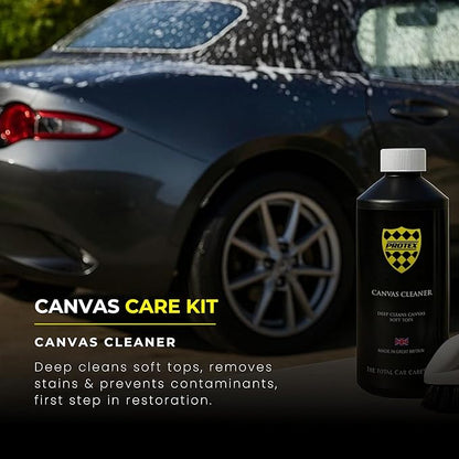 PROTEX Convertible Soft Top Care Kit with Canvas Cleaner & Waterproofer - 500ml, THE COMPLETE CARE KIT