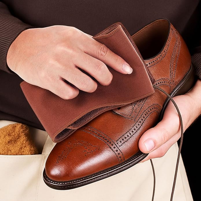 10 Pcs Shine Shoes Cloth Kit Polish Dauber Applicators Cleaning Leather Shoes Boots Microfiber Care Cloths Suede Cleaner