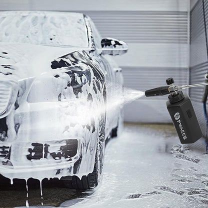PWACCS Foam Cannon for Pressure Washer, Adjustable Car Wash Foam Cannon, Big Mouth Snow Foam Lance with 1/4" Quick Connect, Thick Foam Power Wash Foam Blaster 1.5 L, Additional Orifice Nozzle 1.1mm